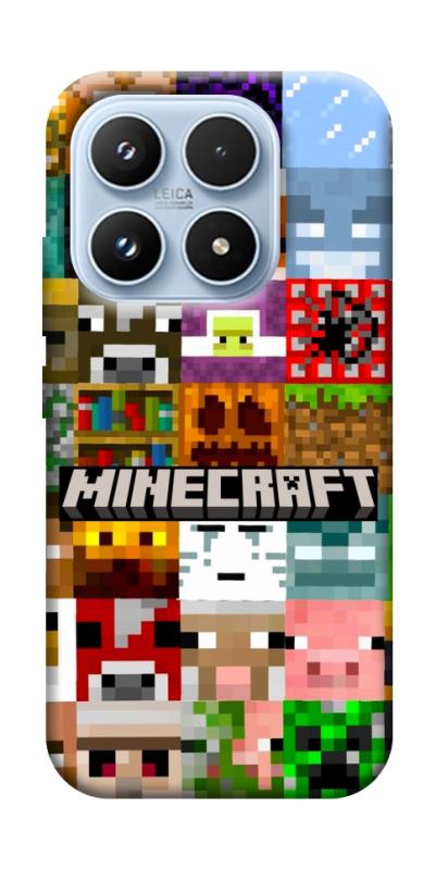 Чехол itsPrint Minecraft collage для Xiaomi 17 Pro, игры, купить оптом с доставкой