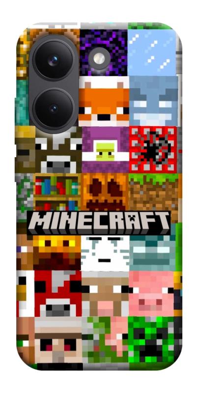 Чохол itsPrint Minecraft collage для Xiaomi Poco X8 Pro, ігри, купити оптом з доставкою