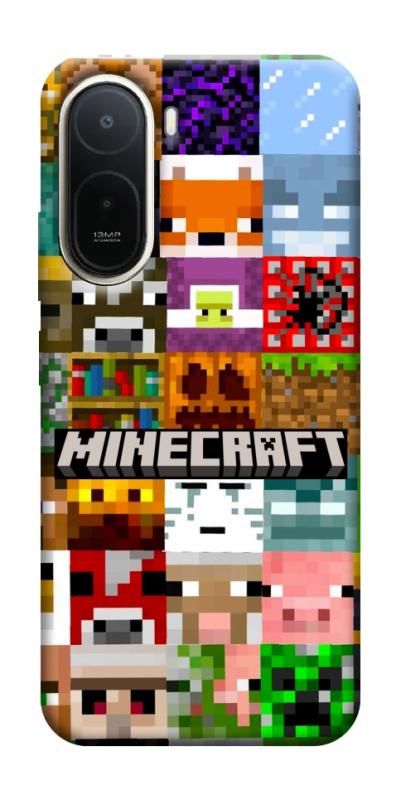 Чехол itsPrint Minecraft collage для Xiaomi Redmi A7 Pro, игры, купить оптом с доставкой