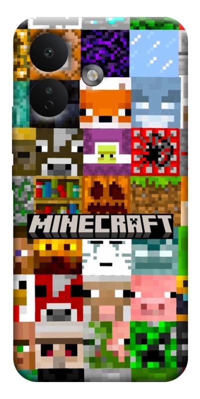 Чехол itsPrint Minecraft collage для Xiaomi Redmi Note 17 Pro, игры, купить оптом с доставкой