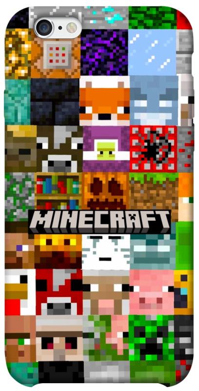 Чехол itsPrint Minecraft collage для Apple iPhone 6/6s (4.7"), игры, купить оптом с доставкой
