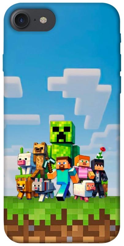 Чехол itsPrint Block Adventure для Apple iPhone 7 / 8 (4.7"), игры, купить оптом с доставкой