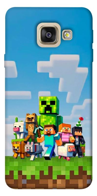 Чехол itsPrint Block Adventure для Samsung A520 Galaxy A5 (2017), игры, купить оптом с доставкой