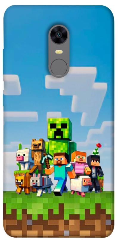 Чохол itsPrint Block Adventure для Xiaomi Redmi 5 Plus / Redmi Note 5 (Single Camera), ігри, купити оптом з доставкою