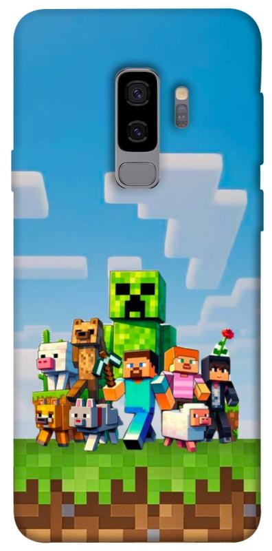 Чехол itsPrint Block Adventure для Samsung Galaxy S9+, игры, купить оптом с доставкой