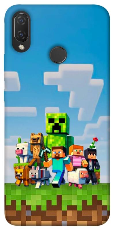 Чехол itsPrint Block Adventure для Huawei P Smart+ (nova 3i), игры, купить оптом с доставкой