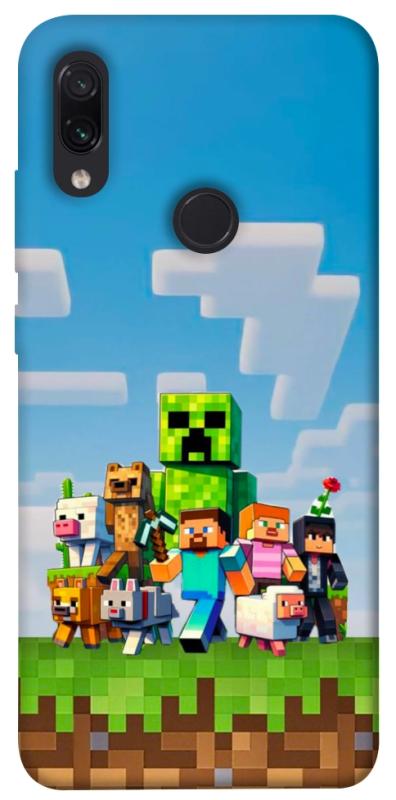 Чехол itsPrint Block Adventure для Xiaomi Redmi Note 7 / Note 7 Pro / Note 7s, игры, купить оптом с доставкой