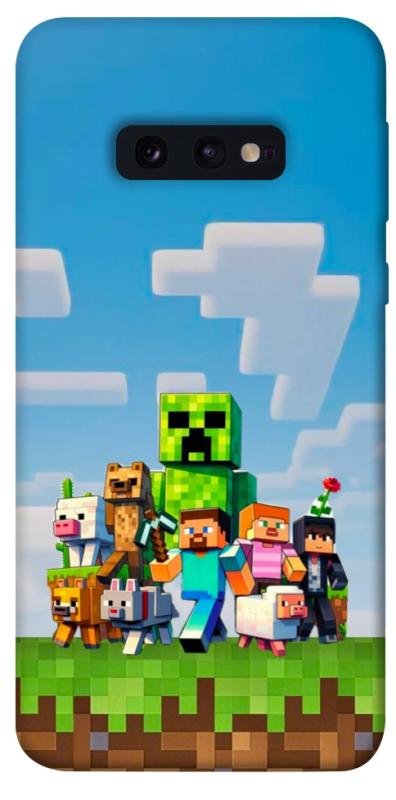 Чехол itsPrint Block Adventure для Samsung Galaxy S10e, игры, купить оптом с доставкой