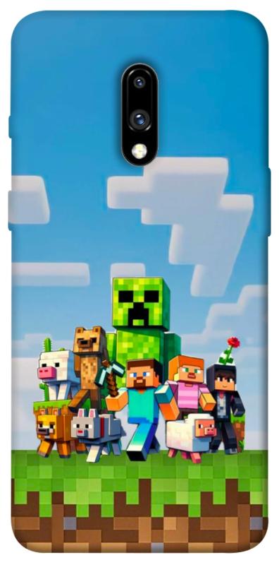Чехол itsPrint Block Adventure для OnePlus 7, игры, купить оптом с доставкой