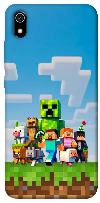 Чехол itsPrint Block Adventure для Xiaomi Redmi 7A, игры, купить оптом с доставкой