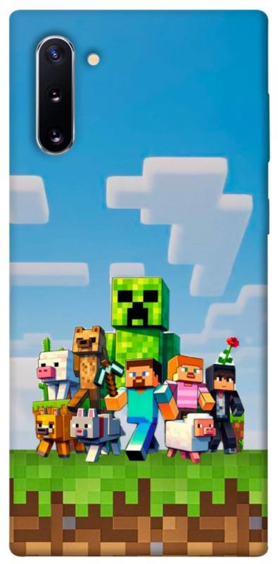 Чехол itsPrint Block Adventure для Samsung Galaxy Note 10, игры, купить оптом с доставкой