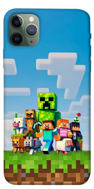 Чехол itsPrint Block Adventure для Apple iPhone 11 Pro Max (6.5"), игры, купить оптом с доставкой
