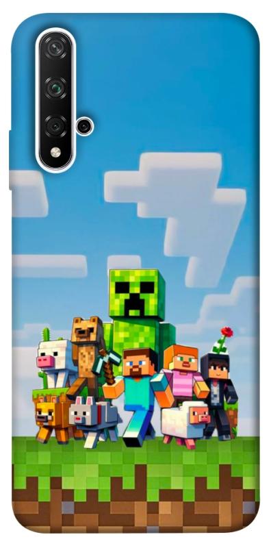 Чехол itsPrint Block Adventure для Huawei Honor 20 / Nova 5T, игры, купить оптом с доставкой