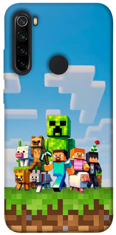 Чехол itsPrint Block Adventure для Xiaomi Redmi Note 8, игры, купить оптом с доставкой