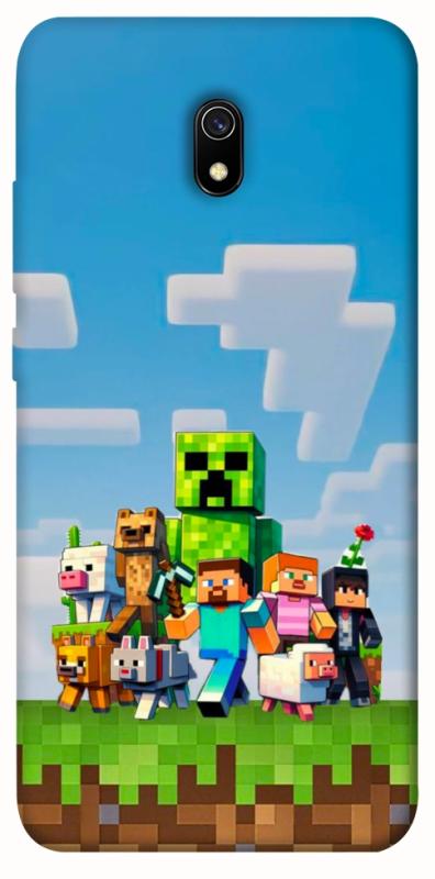 Чехол itsPrint Block Adventure для Xiaomi Redmi 8a, игры, купить оптом с доставкой