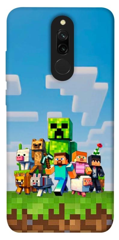 Чехол itsPrint Block Adventure для Xiaomi Redmi 8, игры, купить оптом с доставкой