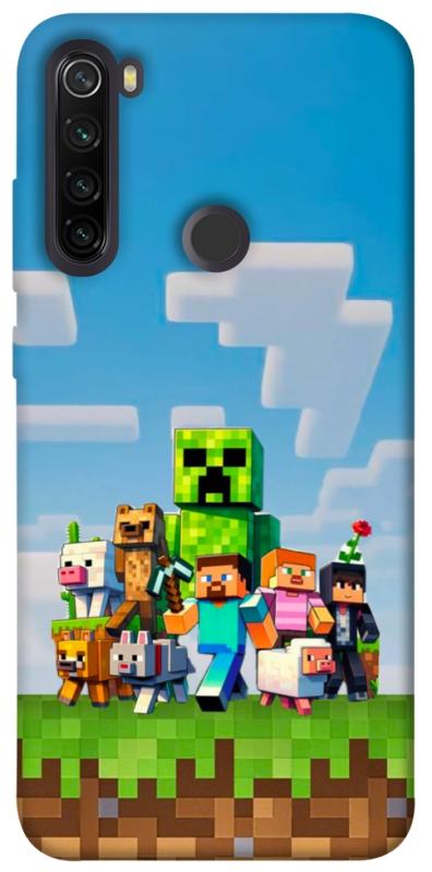 Чехол itsPrint Block Adventure для Xiaomi Redmi Note 8T, игры, купить оптом с доставкой