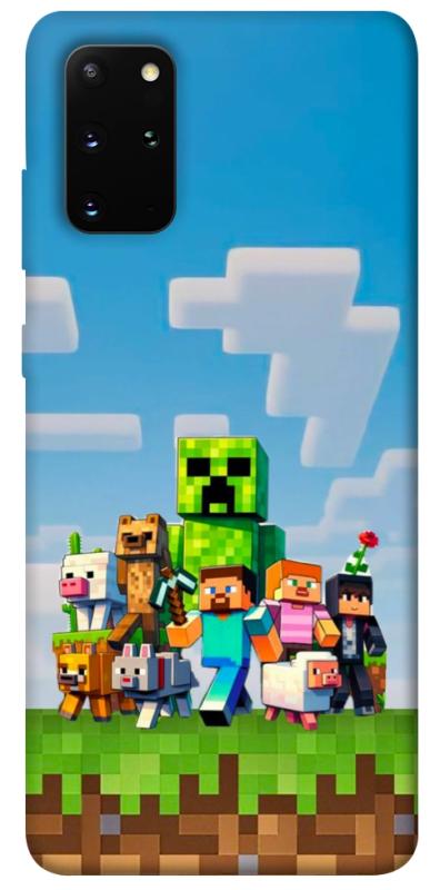 Чехол itsPrint Block Adventure для Samsung Galaxy S20+, игры, купить оптом с доставкой