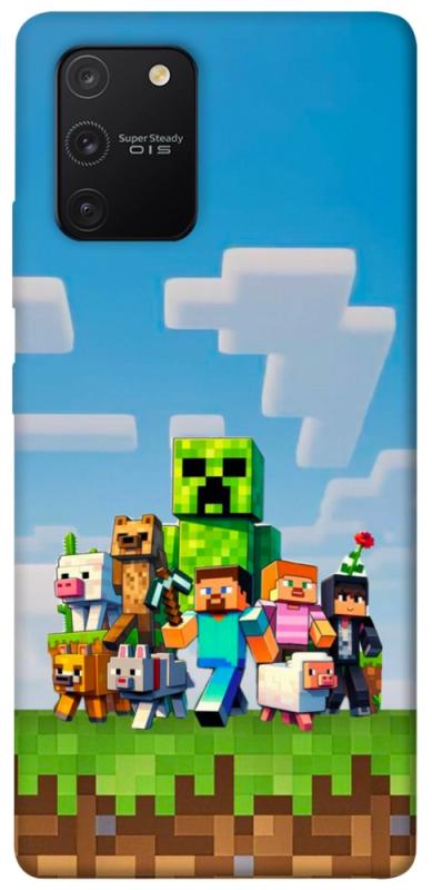 Чехол itsPrint Block Adventure для Samsung Galaxy S10 Lite, игры, купить оптом с доставкой