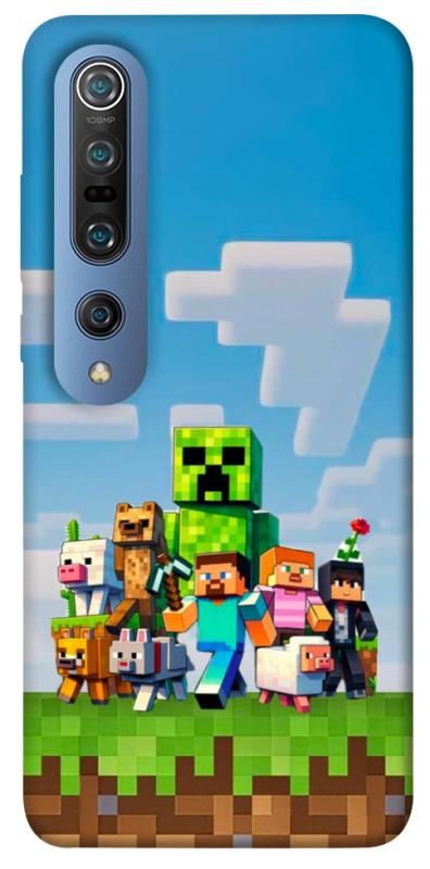 Чехол itsPrint Block Adventure для Xiaomi Mi 10 / Mi 10 Pro, игры, купить оптом с доставкой