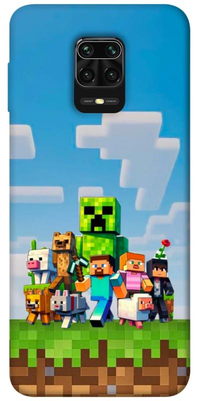 Чехол itsPrint Block Adventure для Xiaomi Redmi Note 9s / Note 9 Pro / Note 9 Pro Max, игры, купить оптом с доставкой