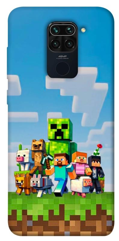 Чехол itsPrint Block Adventure для Xiaomi Redmi Note 9 / Redmi 10X, игры, купить оптом с доставкой
