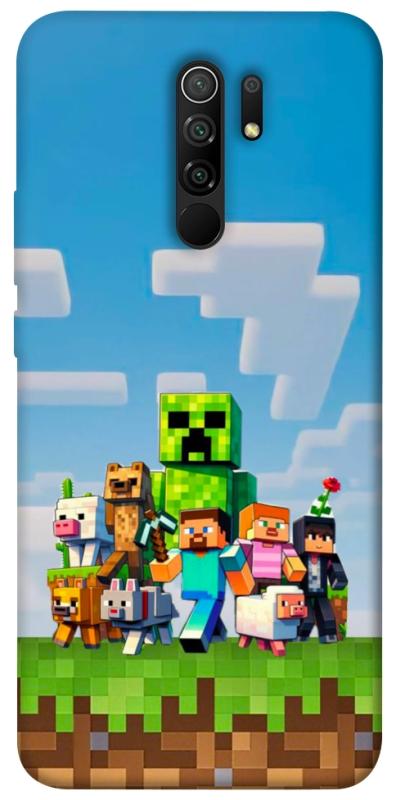 Чехол itsPrint Block Adventure для Xiaomi Redmi 9, игры, купить оптом с доставкой