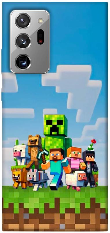 Чехол itsPrint Block Adventure для Samsung Galaxy Note 20 Ultra, игры, купить оптом с доставкой