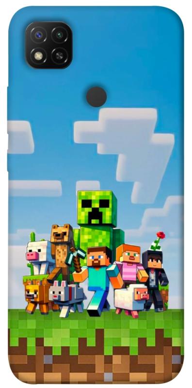 Чехол itsPrint Block Adventure для Xiaomi Redmi 9C, игры, купить оптом с доставкой