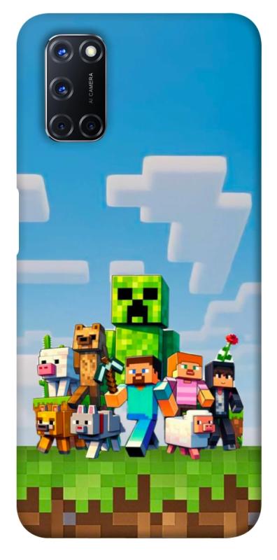 Чехол itsPrint Block Adventure для Oppo A52 / A72 / A92, игры, купить оптом с доставкой