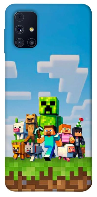 Чехол itsPrint Block Adventure для Samsung Galaxy M31s, игры, купить оптом с доставкой