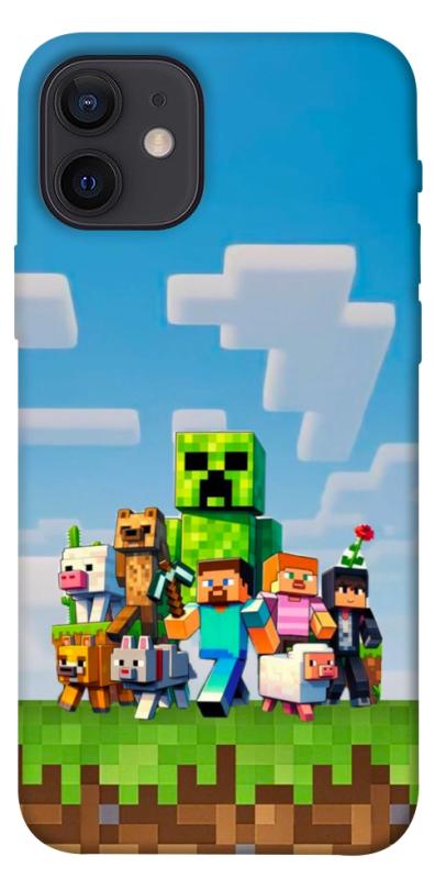 Чехол itsPrint Block Adventure для Apple iPhone 12 Pro (6.1"), игры, купить оптом с доставкой
