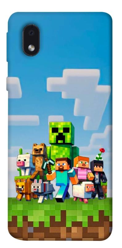 Чехол itsPrint Block Adventure для Samsung Galaxy M01 Core / A01 Core, игры, купить оптом с доставкой