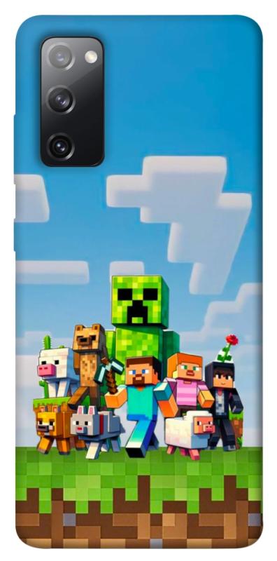 Чехол itsPrint Block Adventure для Samsung Galaxy S20 FE, игры, купить оптом с доставкой