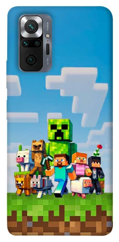 Чехол itsPrint Block Adventure для Xiaomi Redmi Note 10 Pro, игры, купить оптом с доставкой