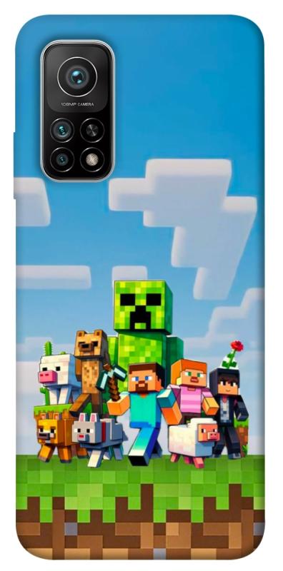 Чехол itsPrint Block Adventure для Xiaomi Mi 10T, игры, купить оптом с доставкой