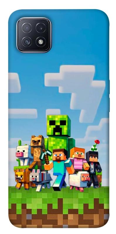 Чехол itsPrint Block Adventure для Oppo A73, игры, купить оптом с доставкой