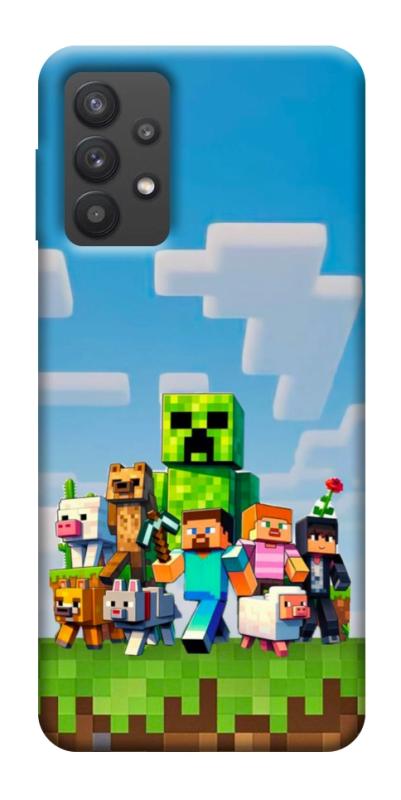 Чехол itsPrint Block Adventure для Samsung Galaxy A32 (A326B) 5G, игры, купить оптом с доставкой