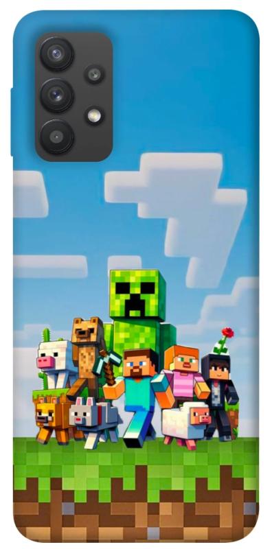 Чехол itsPrint Block Adventure для Samsung Galaxy A32 (A325F) 4G, игры, купить оптом с доставкой