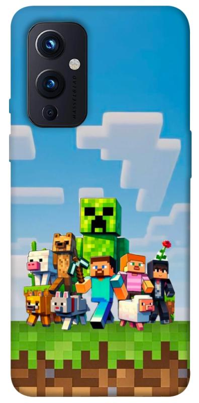 Чехол itsPrint Block Adventure для OnePlus 9, игры, купить оптом с доставкой