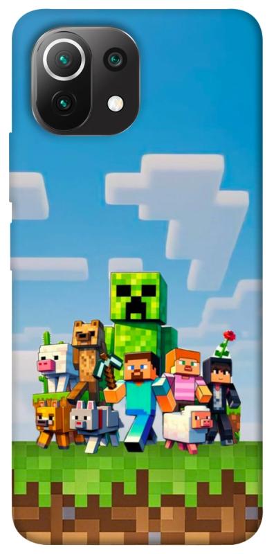 Чехол itsPrint Block Adventure для Xiaomi Mi 11 Lite, игры, купить оптом с доставкой