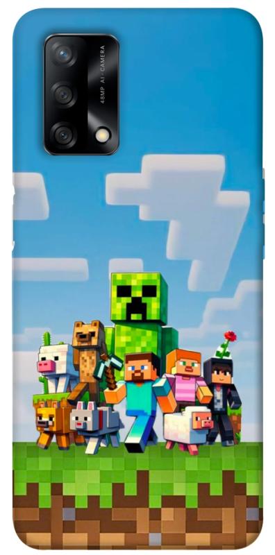 Чехол itsPrint Block Adventure для Oppo A74 4G, игры, купить оптом с доставкой