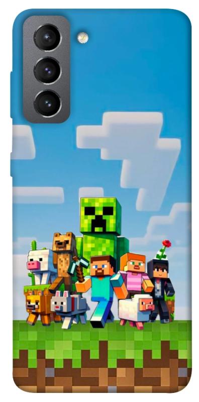 Чехол itsPrint Block Adventure для Samsung Galaxy S21 FE, игры, купить оптом с доставкой