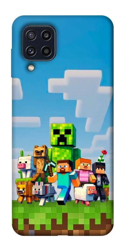 Чехол itsPrint Block Adventure для Samsung Galaxy M32, игры, купить оптом с доставкой