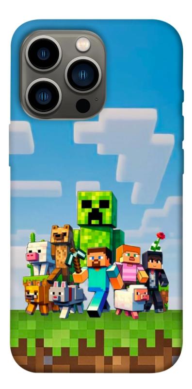 Чехол itsPrint Block Adventure для Apple iPhone 13 Pro (6.1"), игры, купить оптом с доставкой