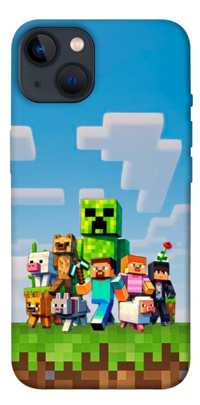 Чехол itsPrint Block Adventure для Apple iPhone 13 (6.1"), игры, купить оптом с доставкой