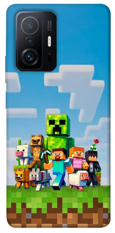 Чехол itsPrint Block Adventure для Xiaomi 11T / 11T Pro, игры, купить оптом с доставкой
