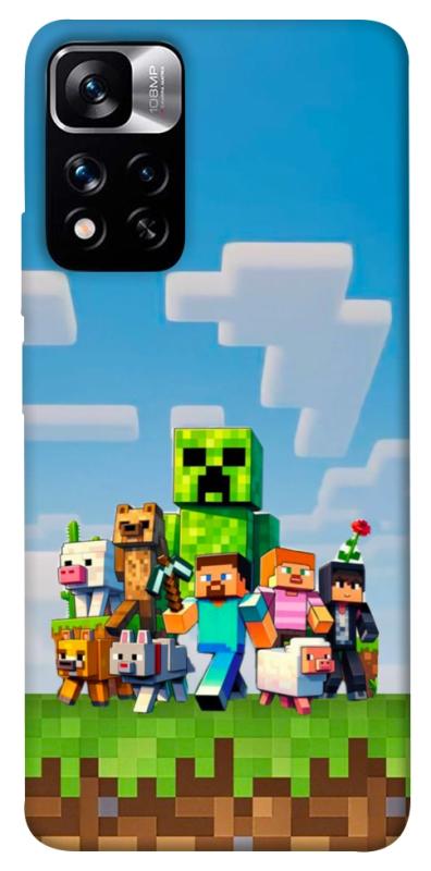 Чехол itsPrint Block Adventure для Xiaomi Poco M4 Pro 5G, игры, купить оптом с доставкой
