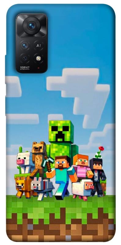 Чехол itsPrint Block Adventure для Xiaomi Redmi Note 11 Pro 4G/5G, игры, купить оптом с доставкой