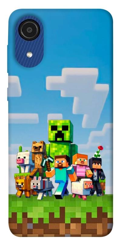 Чехол itsPrint Block Adventure для Samsung Galaxy A03 Core, игры, купить оптом с доставкой